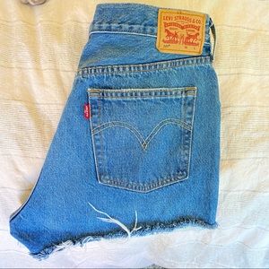 Levi’s 501 Button Fly Cut-Off Shorts